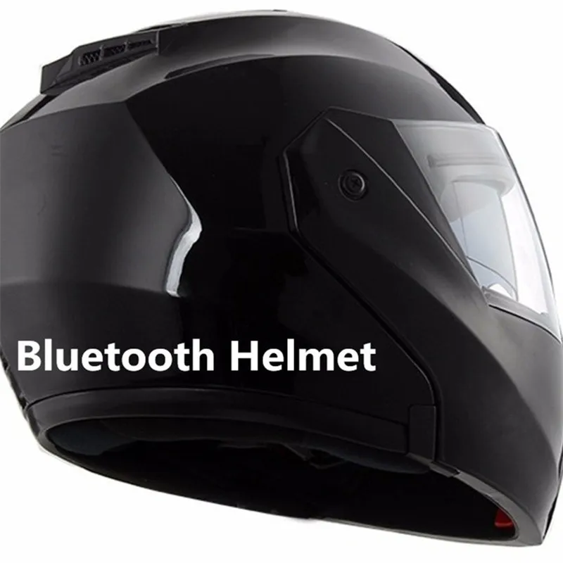 

WANLI 286 Built-in Bluetooth Helmet Double Visors Motorcycle Casco Flip up Motor bike Bluetooth Capacete Moto Casque DOT