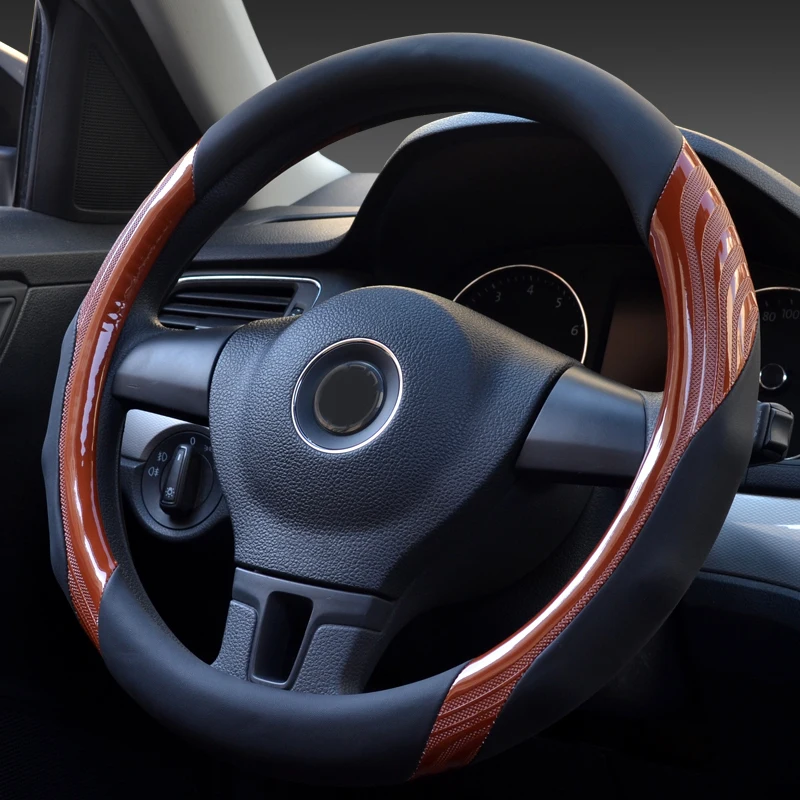 Auto interior Protection accessories fashion Multi-color comfortable Streamline style Non-slip design Car Steering Wheel Cover Auto interior Protection accessories fashion Multi-color comfortable Streamline style Non-slip design Car Steering Wheel Cover
