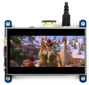 Raspberry Pi lcd сенсорный экран 4 дюйма 800x480 ips hdmi дисплей лучше, чем 3,5 дюйма сенсорный экран