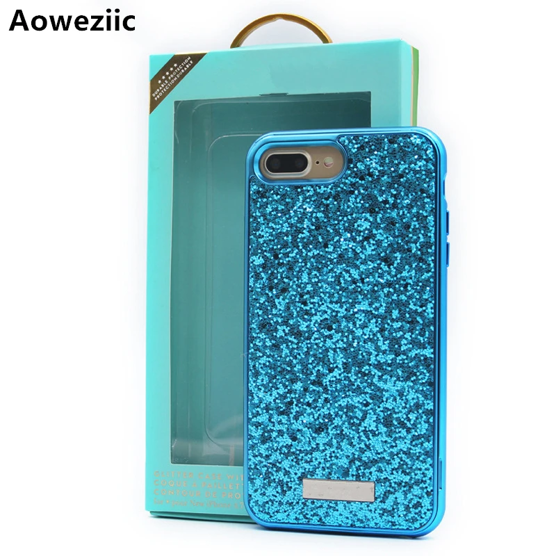

Aoweziic Latest All inclusive Design Gleams Women Phone Case Cover For iphone X XS 6s 7Plus 8Plus shine brand back cover case