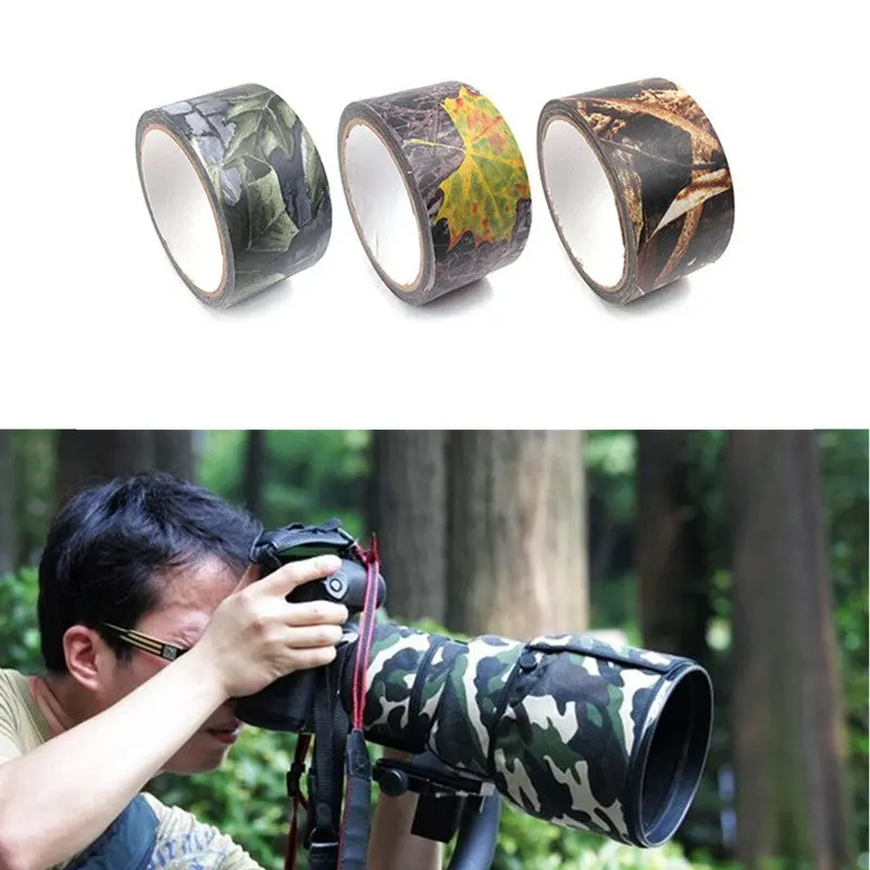

10M*5CM Outdoor Hunting Tool Camouflage Stealth Tape Waterproof Camping Hiking Multi-functional Camo Wrap
