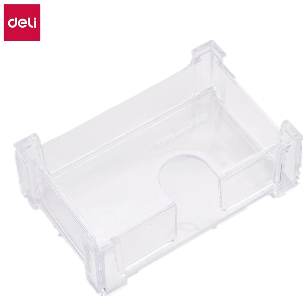 

Deli PS Business Card Holder Transparent E7621