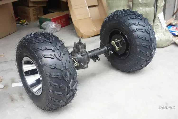 DIY четыре колеса картинг детская коляска ATV UTV трансмиссия Дифференциал задней оси с 1" обод колеса шины