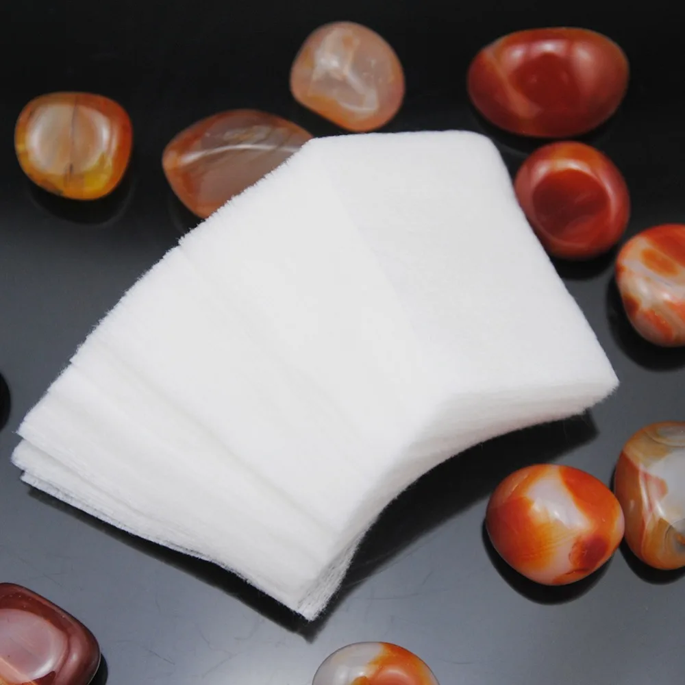 100Pcs Lint Free Wipes Napkins For Manicure Nail Polish Remover Wipes Pads Paper Nail Cutton Pads  Nail Cleaner Wipes