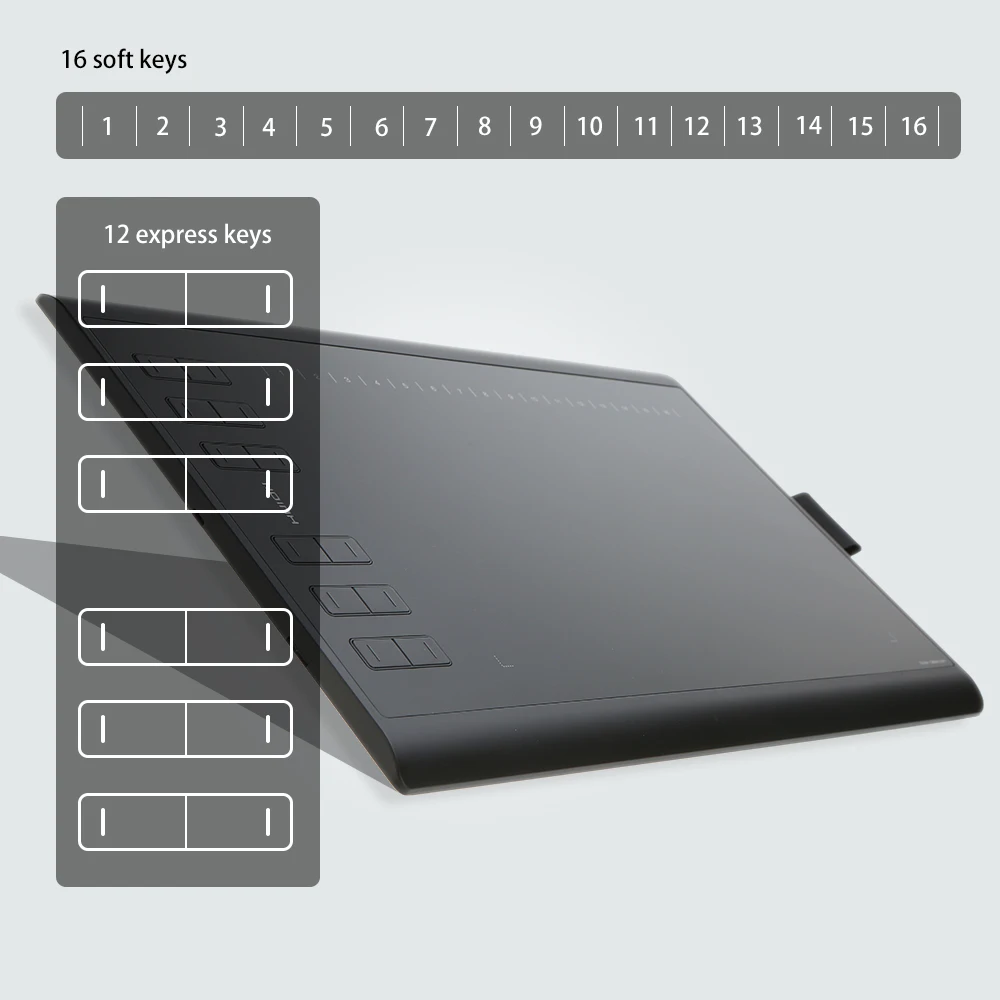 Графический планшет Huion 1060PLUS для рисования устройство создания рисунков и