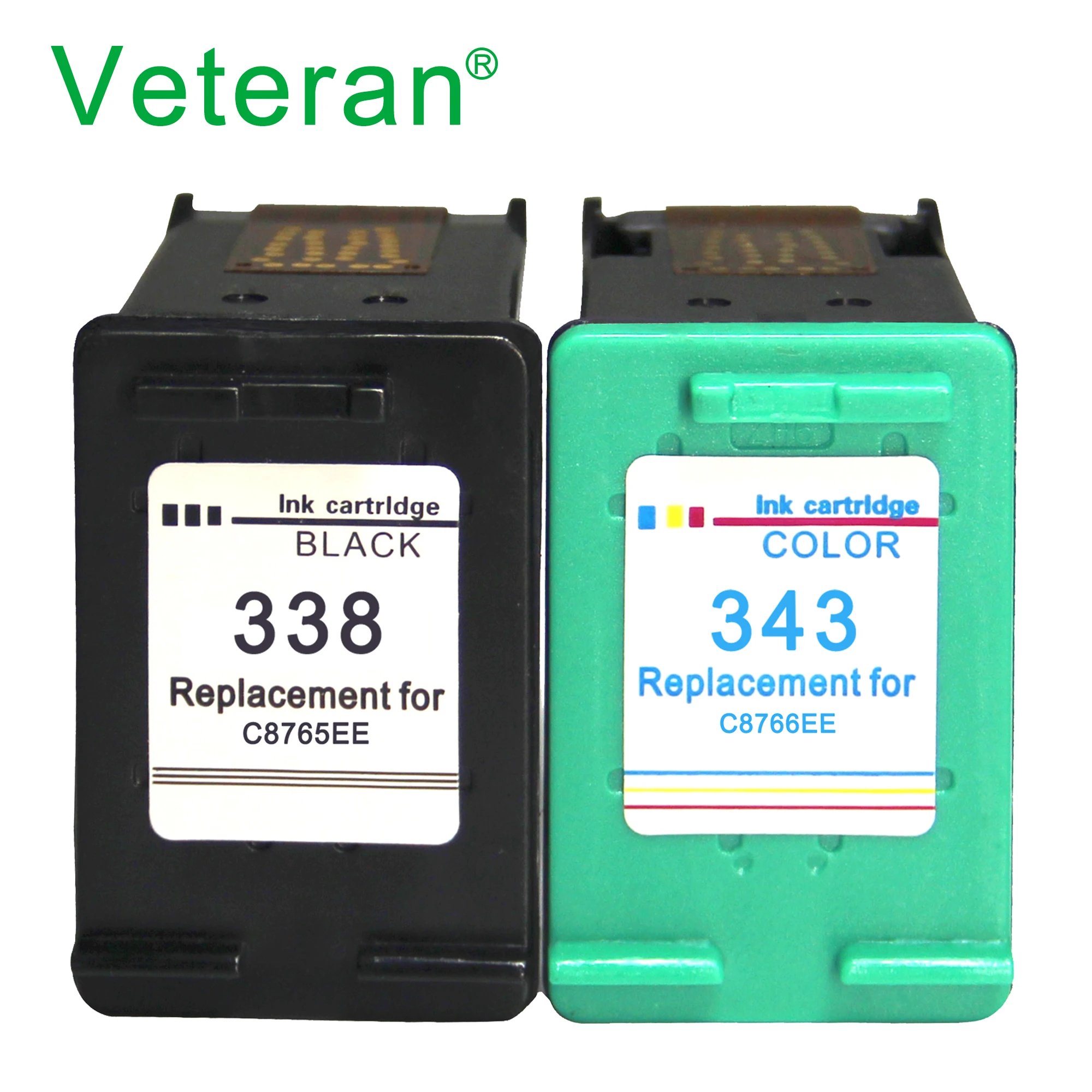 Veteran 338 343 Xl сменный картридж для Hp чернильный Deskjet 460C 5740 6520 6540 6840 Photosmart 8150 |