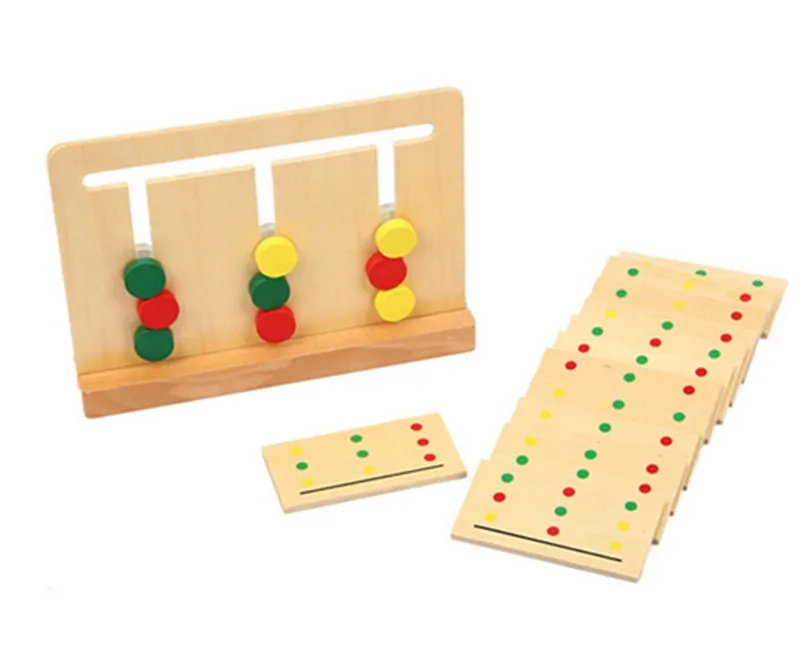 New Wooden Blocks Toy Baby Toy Montessori Teaching Three Color Sorting Array Game for Early Childhood Education Free Shipping New Wooden Blocks Toy Baby Toy Montessori Teaching Three Color Sorting Array Game for Early Childhood Education Free Shipping