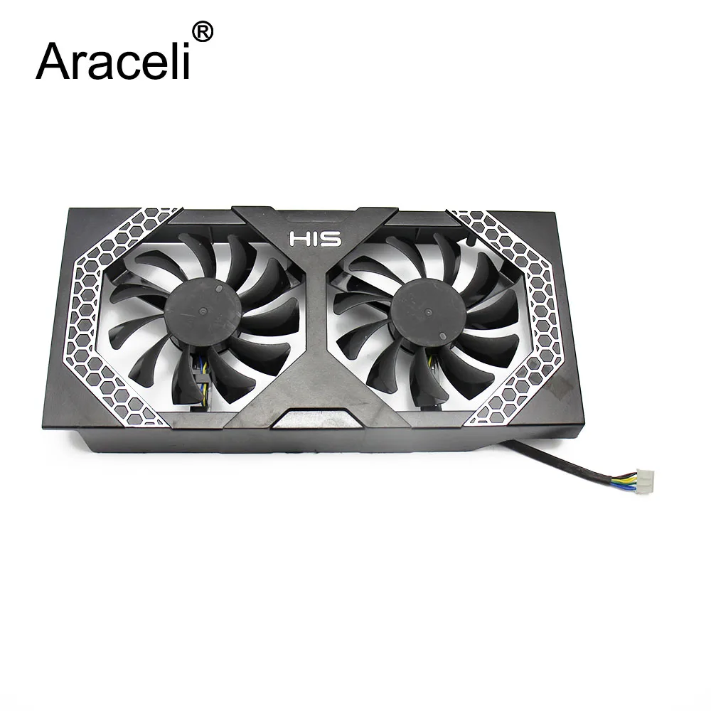 

Genuine For HIS 7850 R7 260X R9 270 iPower IceQ X2 APISTEK DC12V 0.38A 4Pin 2*4Wire GPU Cooling Fan GA81B2U PFTA