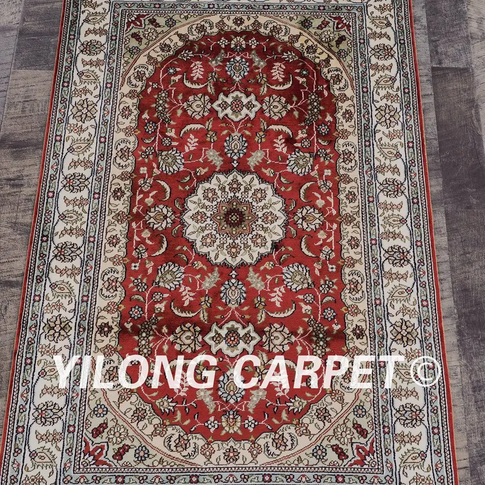 Yilong 2.5 'x" персидский шелковый ковер цветочный Рисунок Vantage Изысканный восточный шелковый ковер(LH829B2.5x4