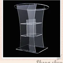 Напольные Акриловые Трибуна ясно, оргстекло Подиум акриловые кафедрой для церкви акриловые столешницы трибуна