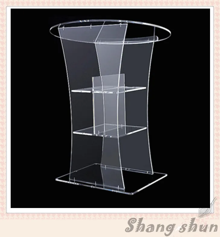 Напольный акриловый лектор, прозрачный плексиглас, подиум, акриловая кафедра для церкви, акриловая столешница, Лекция Напольный акриловый лектор, прозрачный плексиглас, подиум, акриловая кафедра для церкви, акриловая столешница, Лекция