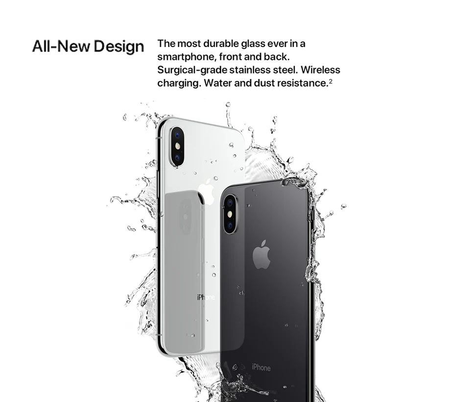 Разблокированный Entsperrt Apple iPhone X 4G LTE удобный 5,8 ''12. 0MP 3g ram 64G/256G rom Gesicht ID удобный