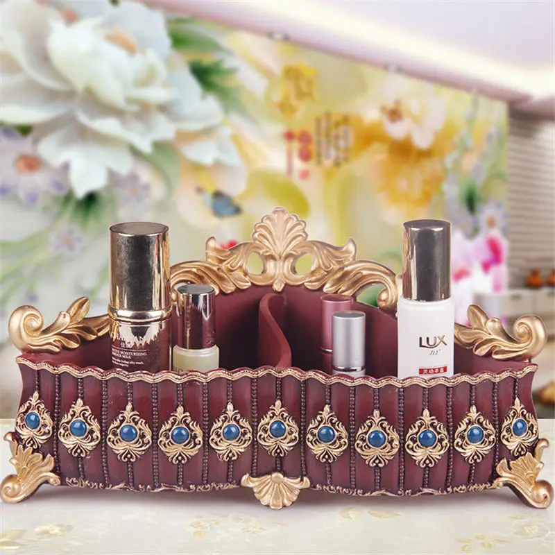 

Cosmetic Storage Boxes Bathroom Storage & Organization Makeup Organizers Bedroom Storage Boxes Eco-Friendly Resin Storage Boxes