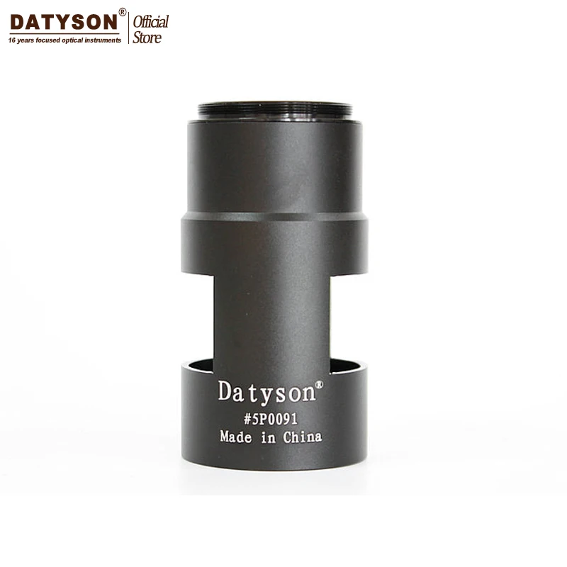 Datyson Metal Telescope T-ring Adapter for SLR with Spotting Scope Connect Camera Adapter Photography Sleeve M42 Thread