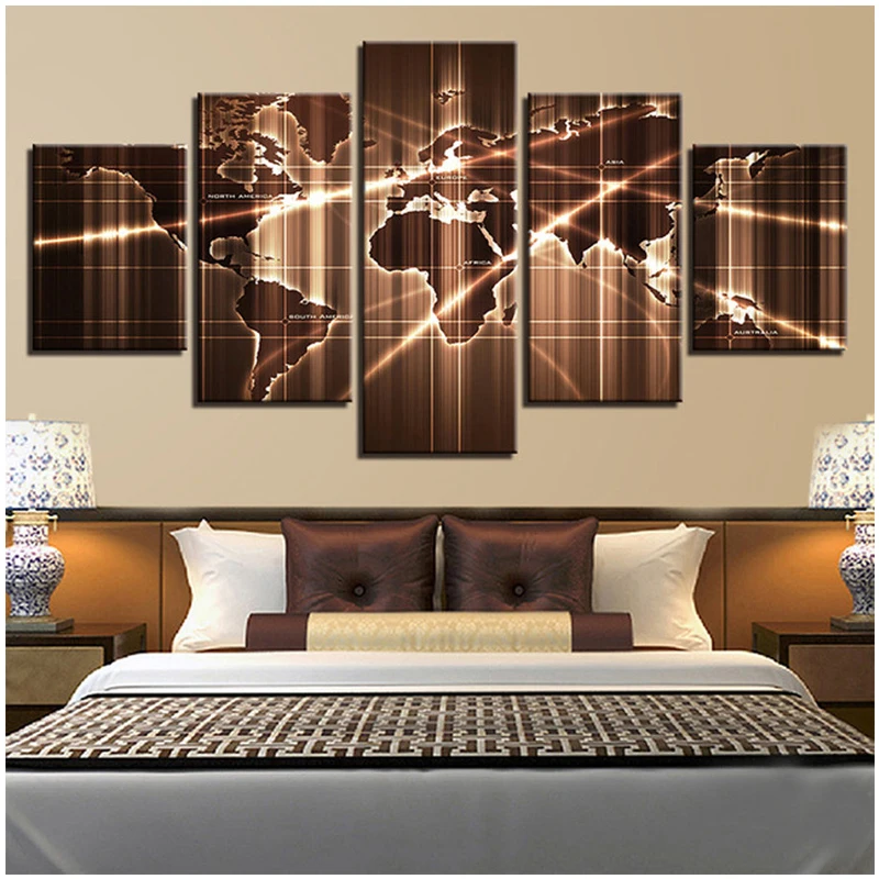 5Panel diy diamond painting Abstract Cool World Maps cross stitch full square/round drill 5d embroidery mosaic kits ZP-1901 | Дом и сад