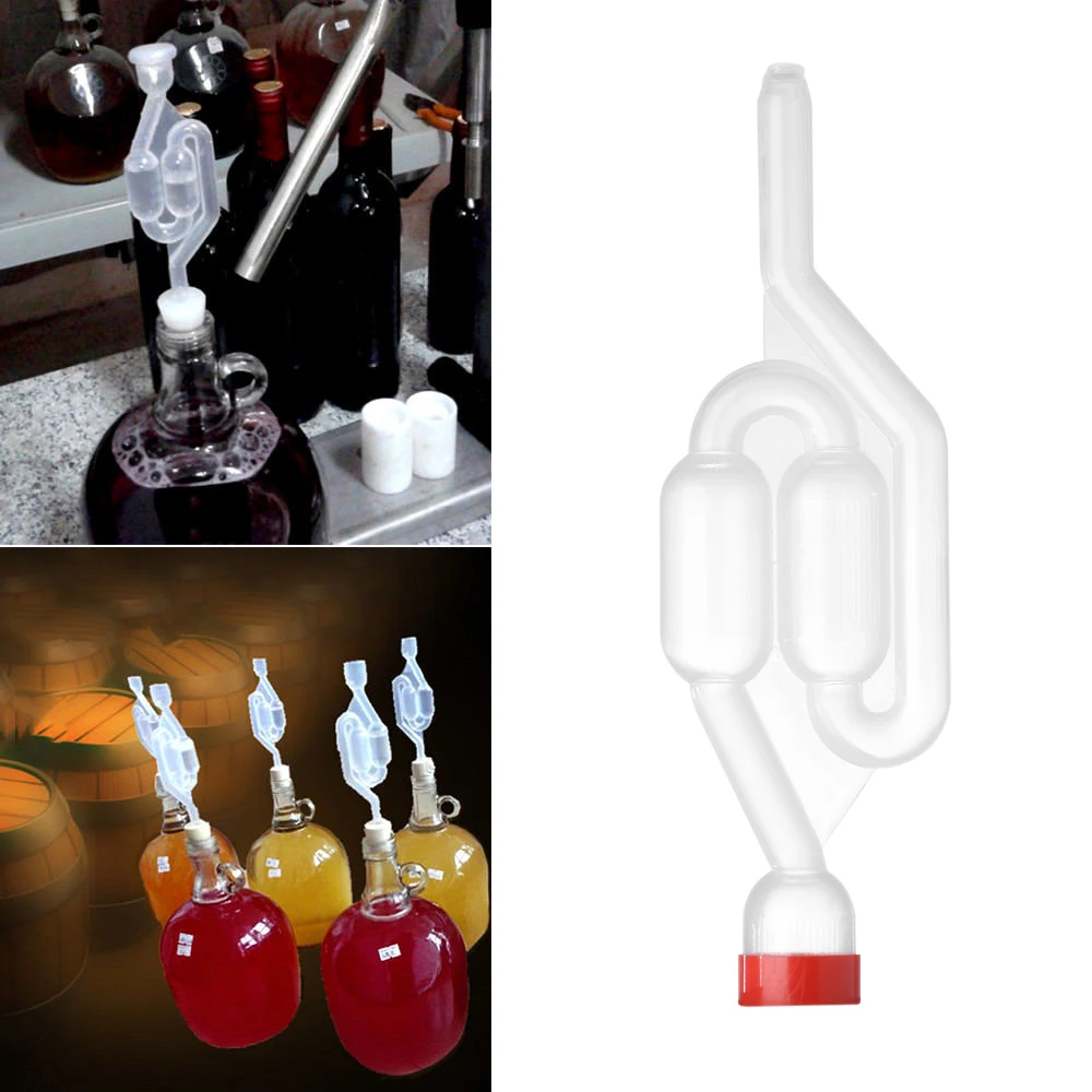 2pcs/set New High Quality Homebrew Airlock Bubble Grommet One way