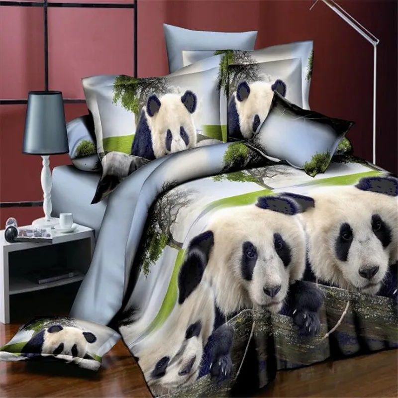 3D Bedding Set Horse Print Duvet Cover Lifelike Bedclothes with Pillowcase Bed Home Textiles | Дом и сад