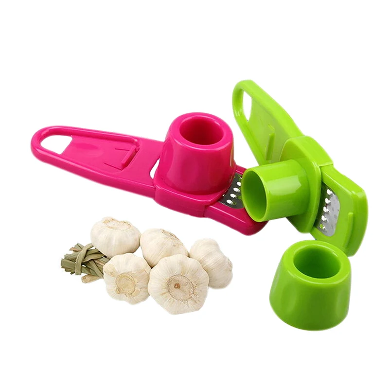 Ginger Garlic Plastic Grinding Tool Kitchen Utensils Multi Functional Garlic Presses Grater Planer Slicer Cutter Cooking Tool