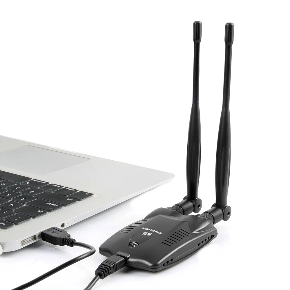 EASYIDEA USB WiFi адаптер высокой мощности двойная wifi антенна 5 дБ 150 Мбит/с беспроводная