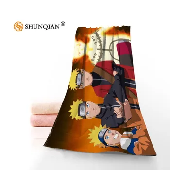 

Face Towel/Bath Towel Custom Naruto Microfiber Hair/Face/Shower Towels Size 35x75cm, 70x140cm