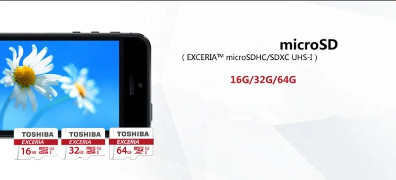 TOSHIBA Micro SD Card 64 ГБ 32 ГБ оперативной памяти, 16 Гб встроенной памяти класса 10 48 МБ/с. UHS-1, TF карта, Micro SDHC для смартфон планшет Xiaomi lenovo