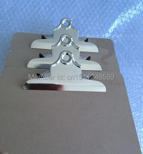 

A4 MDF clipboard Wooden file clip board menu clipboard with butterfly clip office supplies/stationery