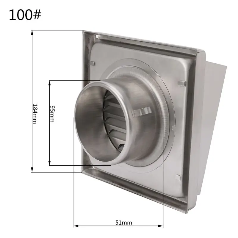 Kopen Muur Ventilatierooster Diffuser Ducting Ventilatie Cover Extractor Outlet Lamellen