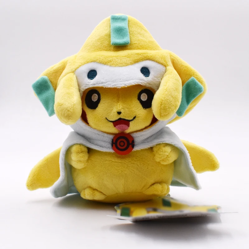 

5 stks/partij 8 "20 cm Nieuwe Collectie Cosplay Jirachi Pikachu Knuffel Dier Soft Gevulde Pikachu Poppen Gratis Verzending