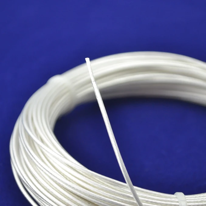10M High quality OCC Silver plated wire 1 0mm2 headphone cable headphone wire audio cable wire