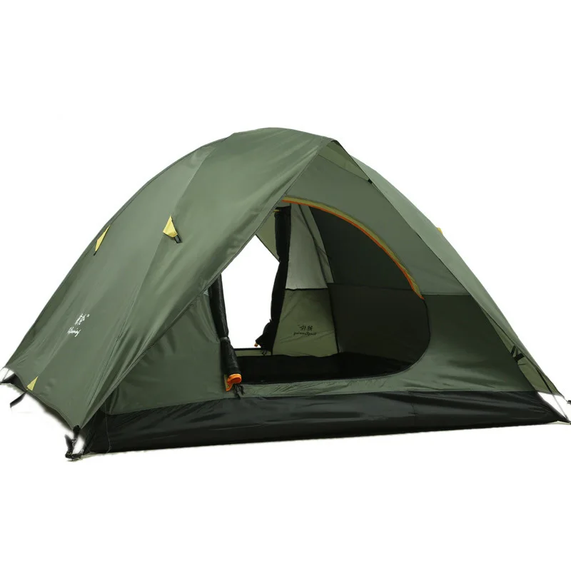 3 4 Person Beach Family Tent Hiking Fishing Hunting Adventure Picnic Camping Tente Double Layer