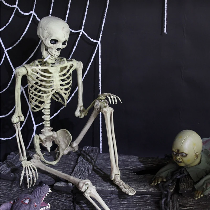 170cm halloween skeleton tool holiday party accessories new hot holiday tricky gadget kit terror plastic halloween - Halloween Skeletons 170cm halloween skeleton tool holiday party accessories new hot holiday tricky gadget kit terror plastic halloween - Halloween Skeletons