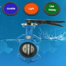 Dn200 клапан-бабочка(чугунный корпус+ Обычная этиленового пропилен-каучука+ 304 пластина из нержавеющей стали