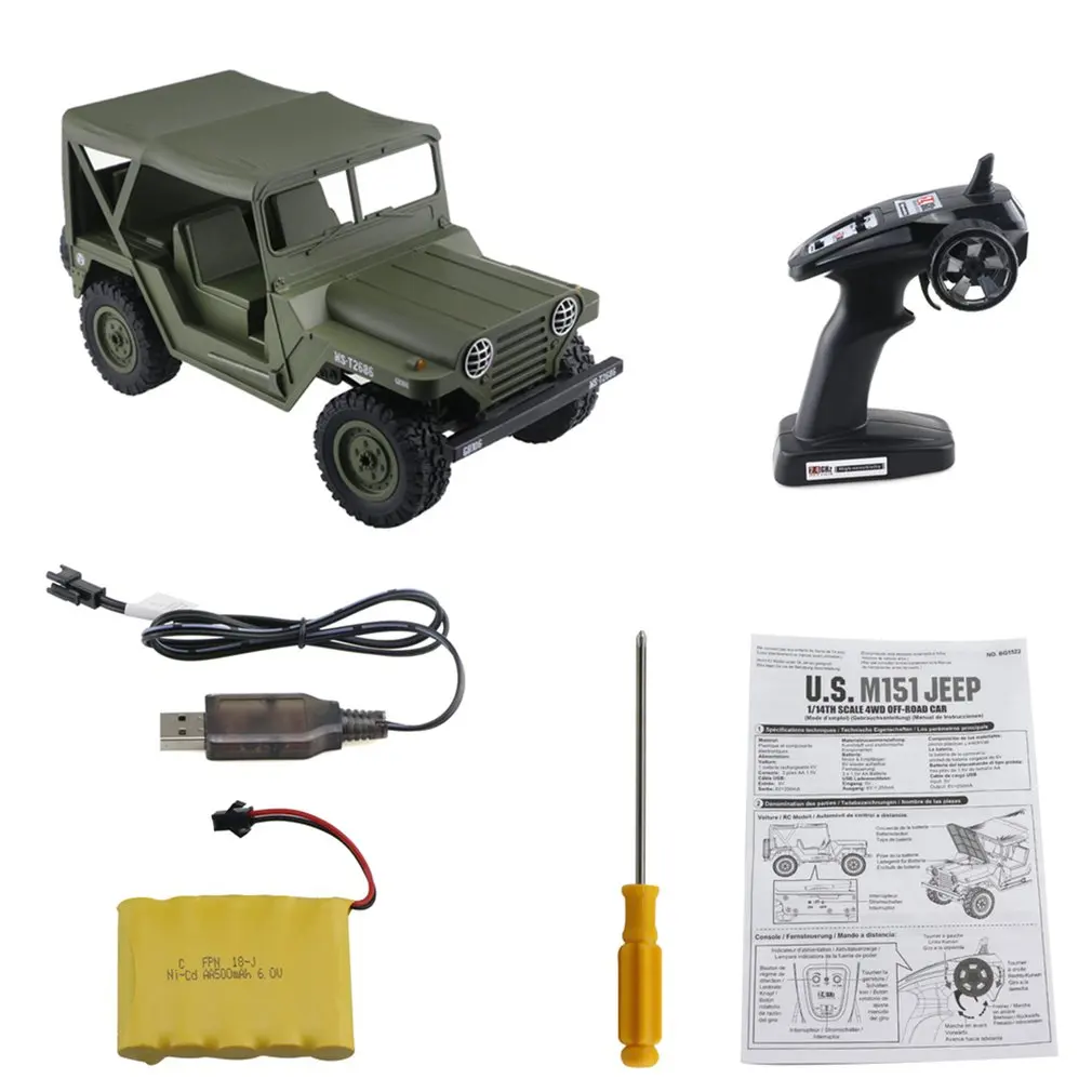 

SUBOTECH BG1522 1/14 2.4G 4WD Crawler Off-road RC Climbing Trucks Buggy Toys High Speed Vehicle with Headlight RTR Kids Gift