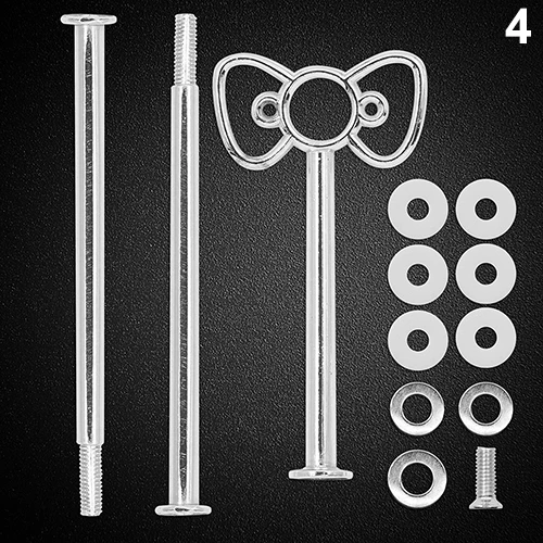 Мульти-стиль 2 или 3 ярусная пластина с ручкой крепежная фурнитура стержень инструмент торт пластина подставка