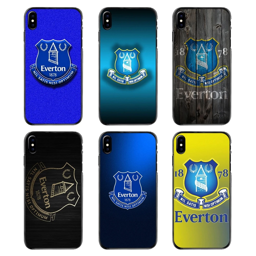 

Everton Football Soccer FC Team Logo Cell Phone Case Cover For iPhone 4 4S 5 5S 5C SE 6 6S 7 8 Plus X XR XS Max iPod Touch 4 5 6