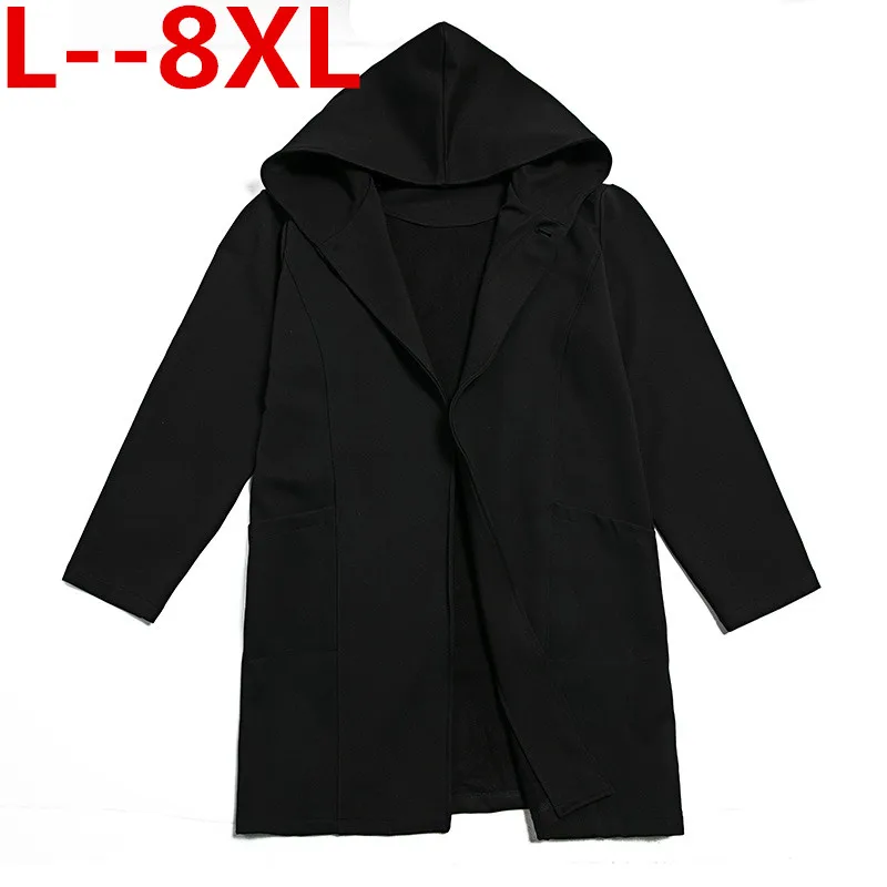 Облегающее Мужское пальто 10XL 8XL 6XL зимняя мужская куртка с длинным рукавом Тренч