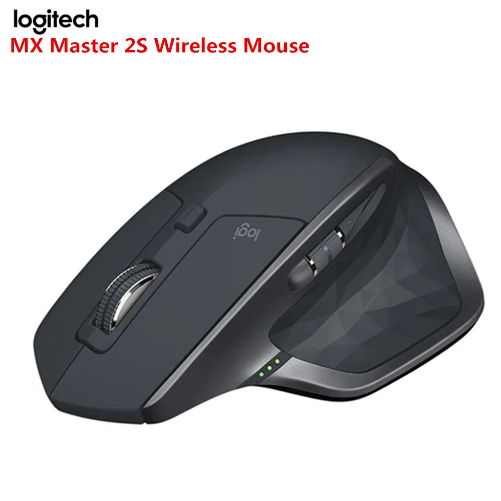 

Logitech MX Master 2S Mouse Rechargeable Ergonomic Wireless Bluetooth Unifying Dual Mode Mouse 4000DPI for Business Computer