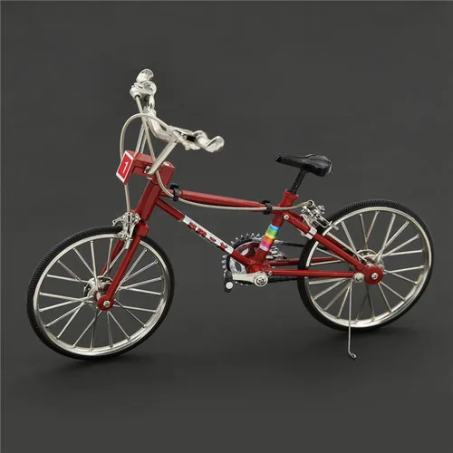 Новая модель металлического моделирования велосипеда 1:10 дорожные игрушечные велосипеды украшения миниатюрный велосипед - Цвет: Фиолетовый
