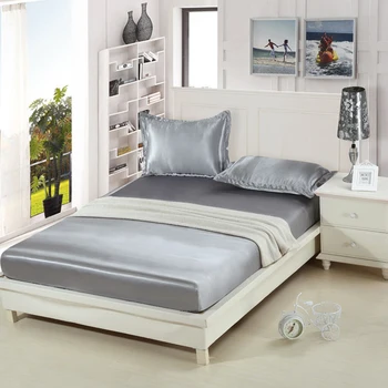 

100%Polyester Bed Mattress Cover Mattress topper Protector Pad Fitted Sheet Bed Linens with Elastic single twin bed