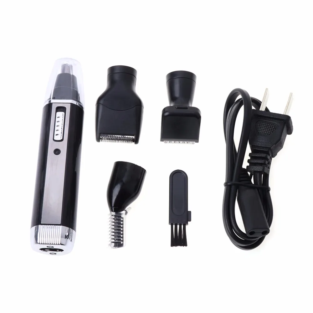 

4 In 1 Men's Electric Shaver Beard Shaving Machine Nose Hair Trimmer Ear Cleaner EU/US Plug