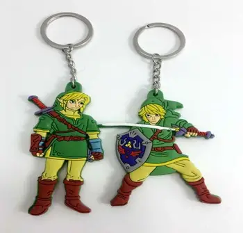 

New 20 pcs Cartoon Japanese anime PVC Key Chain For Best Gift Free Shipping S10