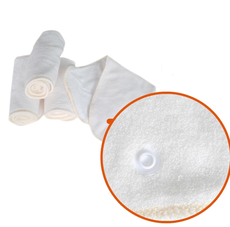 

Alvababy 3 layers Microfiber Inserts with One Snap 80% Polyester and 20% Polyamide Absorbent (10 pieces/lot)