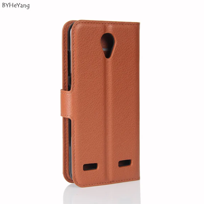 Чехол бумажник BYHeYangWallet для ZTE Blade A520 Роскошный чехол телефона из искусственной