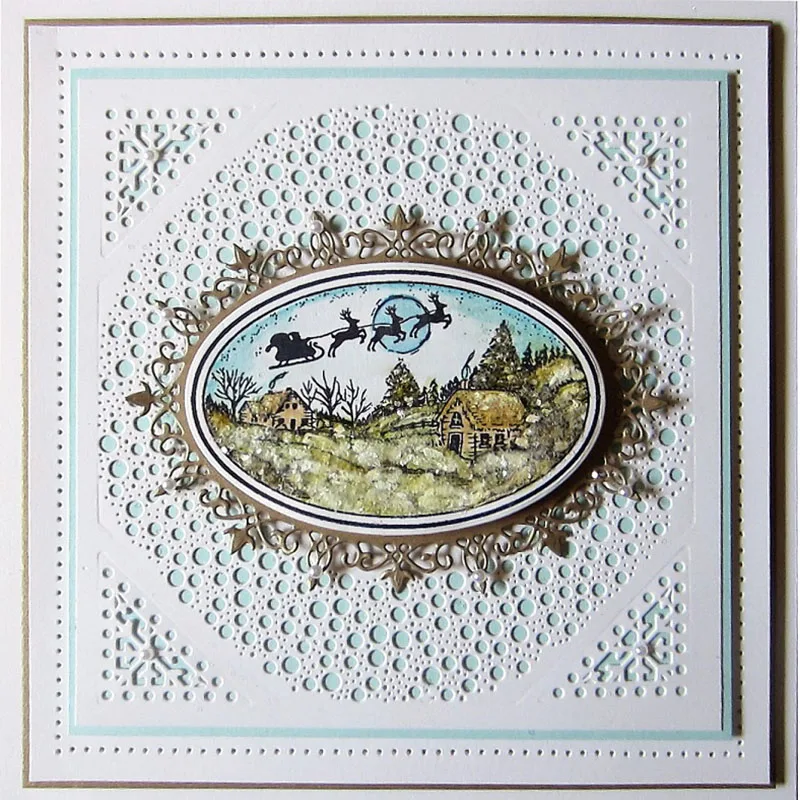 

Square Frame Metal Cutting Dies Stencils For DIY Scrapbooking Decorative Embossing Paper Cards Craft Die Cutting Template 2018