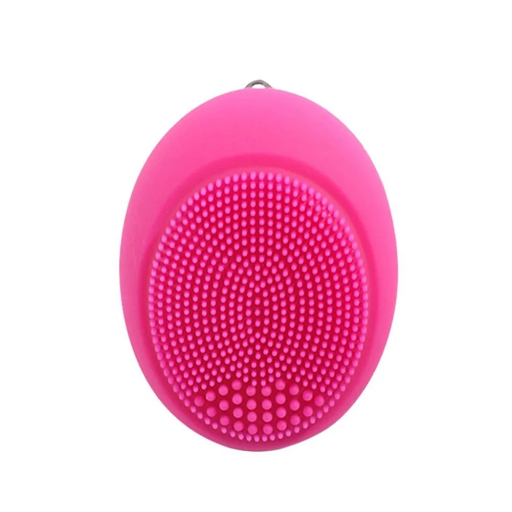 Portable Sonic Facial Cleaning Brush Soft Silicone Anti Aging Massager