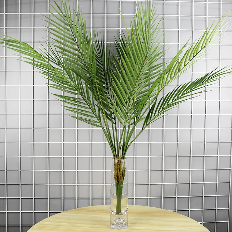 

1Pcs 75cm artificial plastic Scattered Tail Leaf artificial plants Green Plants house plants bonsai