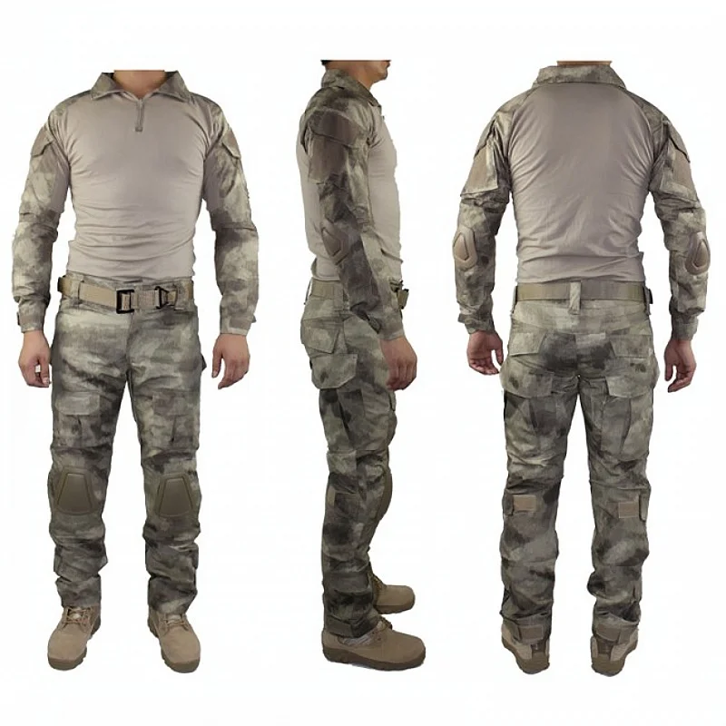 CQC Gen2 Тактический Airsoft Военная Боевая полевая Униформа рубашка и брюки для