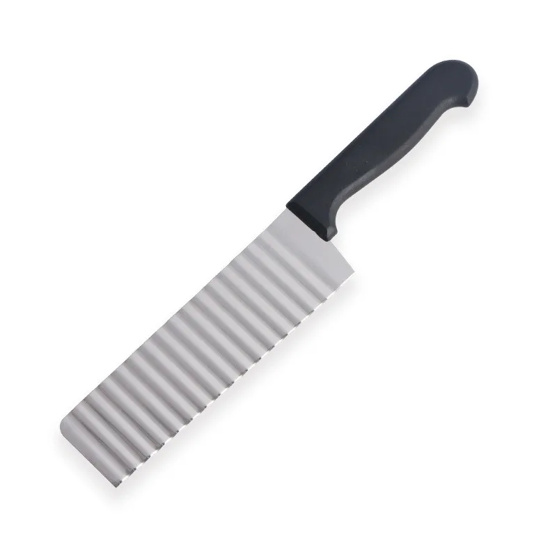 1 шт. картофельный французский нож для резки овощей из нержавеющей стали кухонный инструмент волнистый нож измельчитель зубчатые лезвия резак для моркови