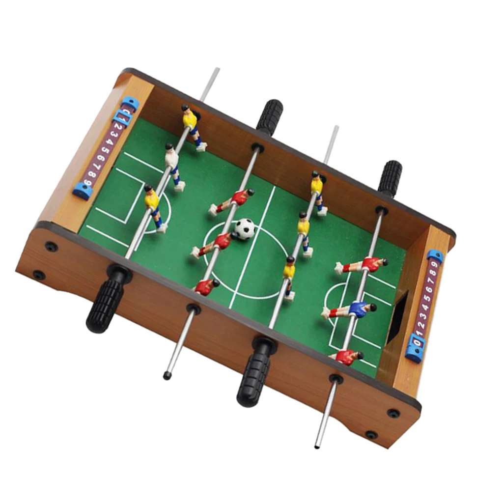 4 полюса мини Foosball Настольный футбольный стол Desktop дети игрушечные лошадки игра в помещении, отлично подходит для фитнес оборудования