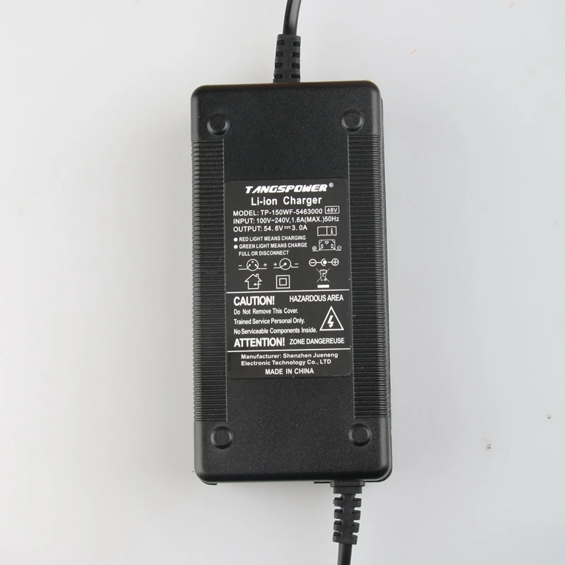 Cena Ładowarka akumulatorów litowych 54.6V 3A do akumulatora litowego 48V 3 pinowe złącze żeńskie XLRF XLR 3 gniazda